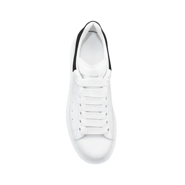 ALEXANDER MCQ BIANCO NERO SCRITTA ARGENTO