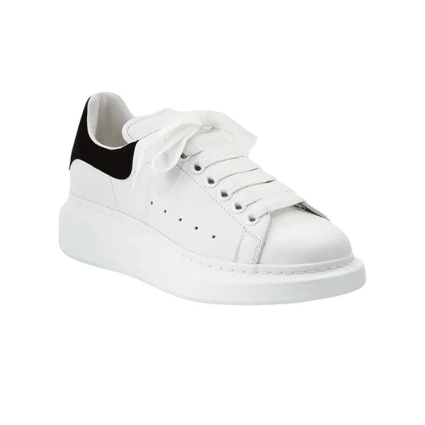 ALEXANDER MCQ BIANCO NERO SCRITTA ARGENTO