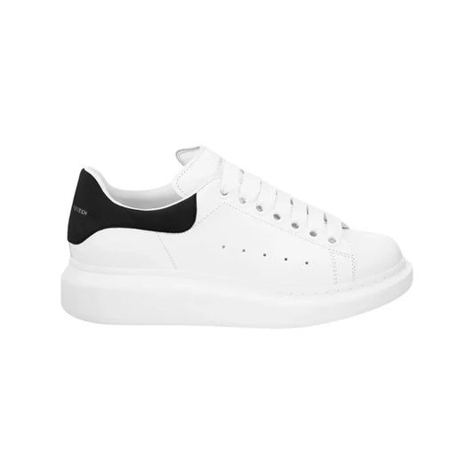 ALEXANDER MCQ BIANCO NERO SCRITTA ARGENTO